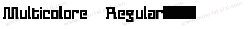 Multicolore Regular字体转换